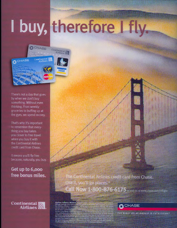 Whimsical yet punchy copy describes the rewards of flying free. : Financial Services : Eva Okada