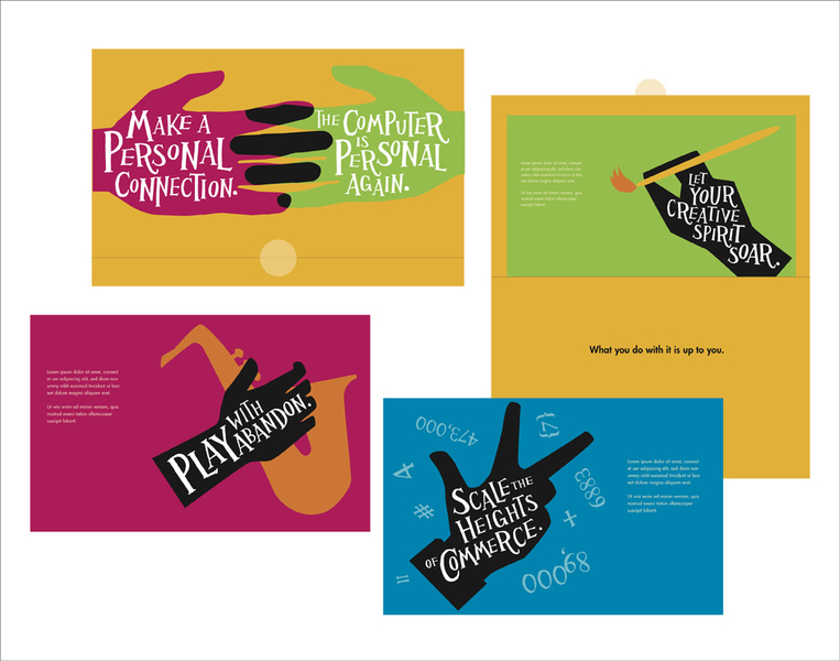 Integrated DM & Print national campaign for Hewlett Packard. : Direct Mail : Eva Okada