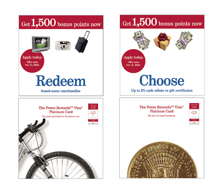 Large in-bank signage. : Financial Services : Eva Okada