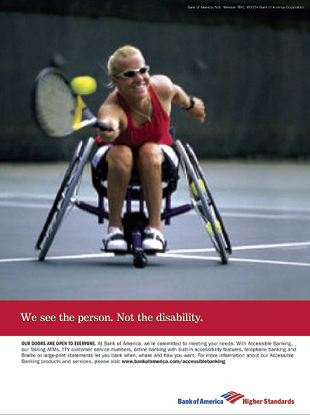 Print ad positioning BOA as the bank that opens its doors to everyone. : Financial Services : Eva Okada