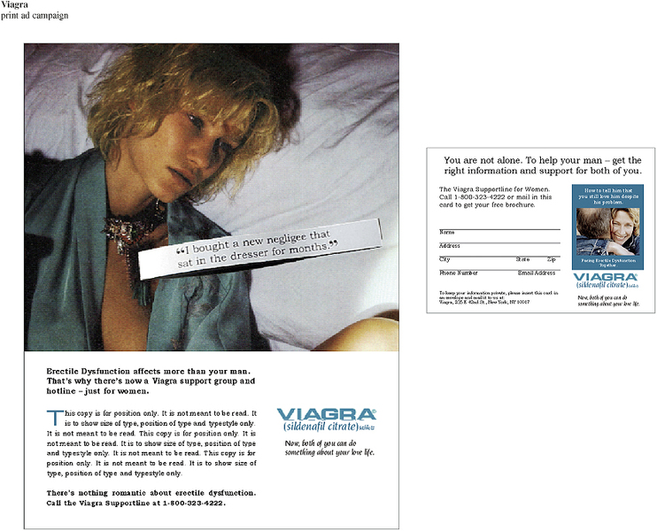 Highly emotional copy addresses how women feel when their partner has a problem. : Health Care : Eva Okada